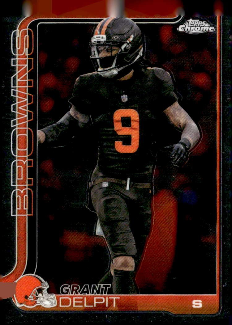 2025 Topps Chrome Grant Delpit graded slab