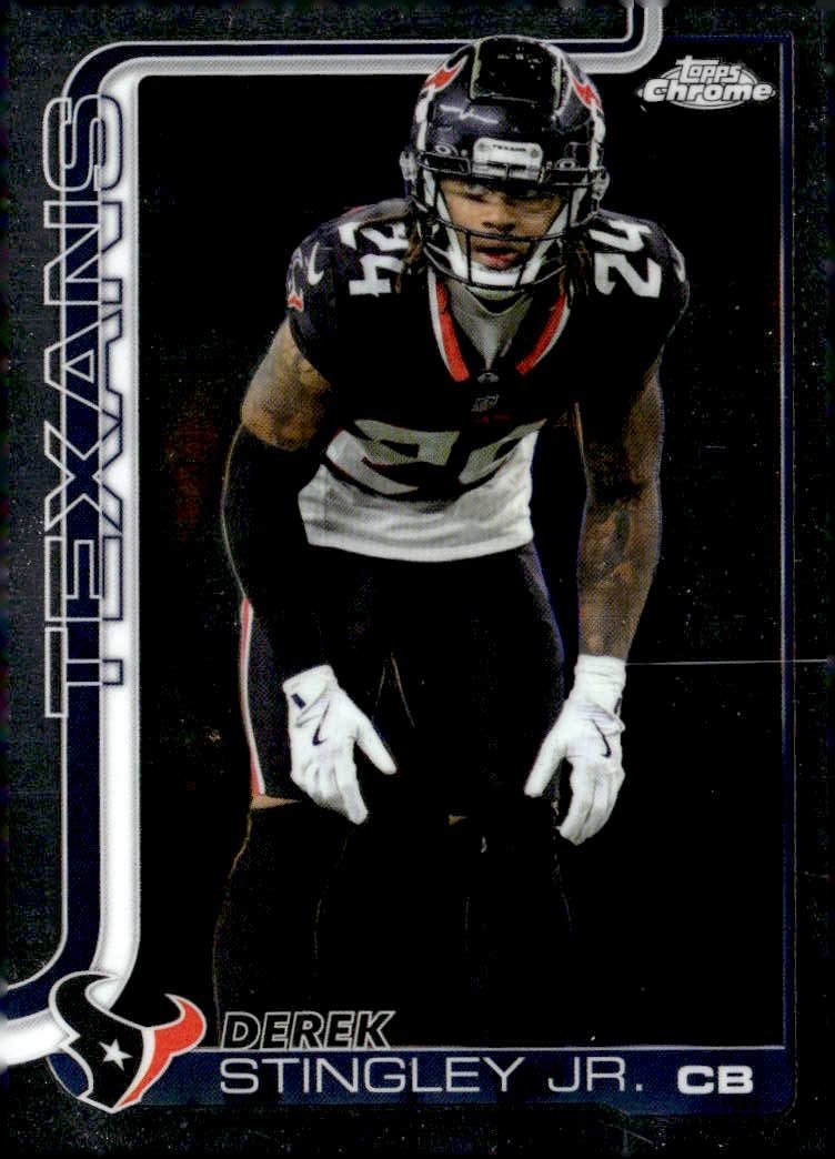 2025 Topps Chrome Derek Stingley Jr. graded slab