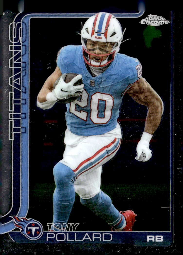 2025 Topps Chrome Tony Pollard graded slab