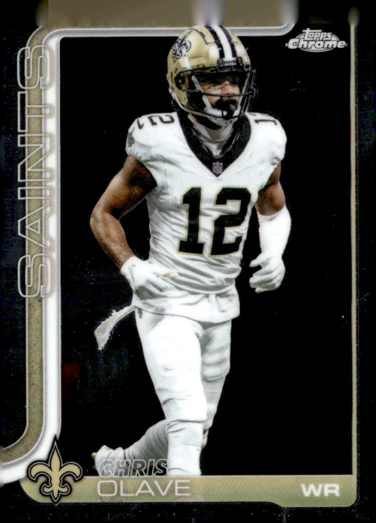 2025 Topps Chrome Chris Olave graded slab