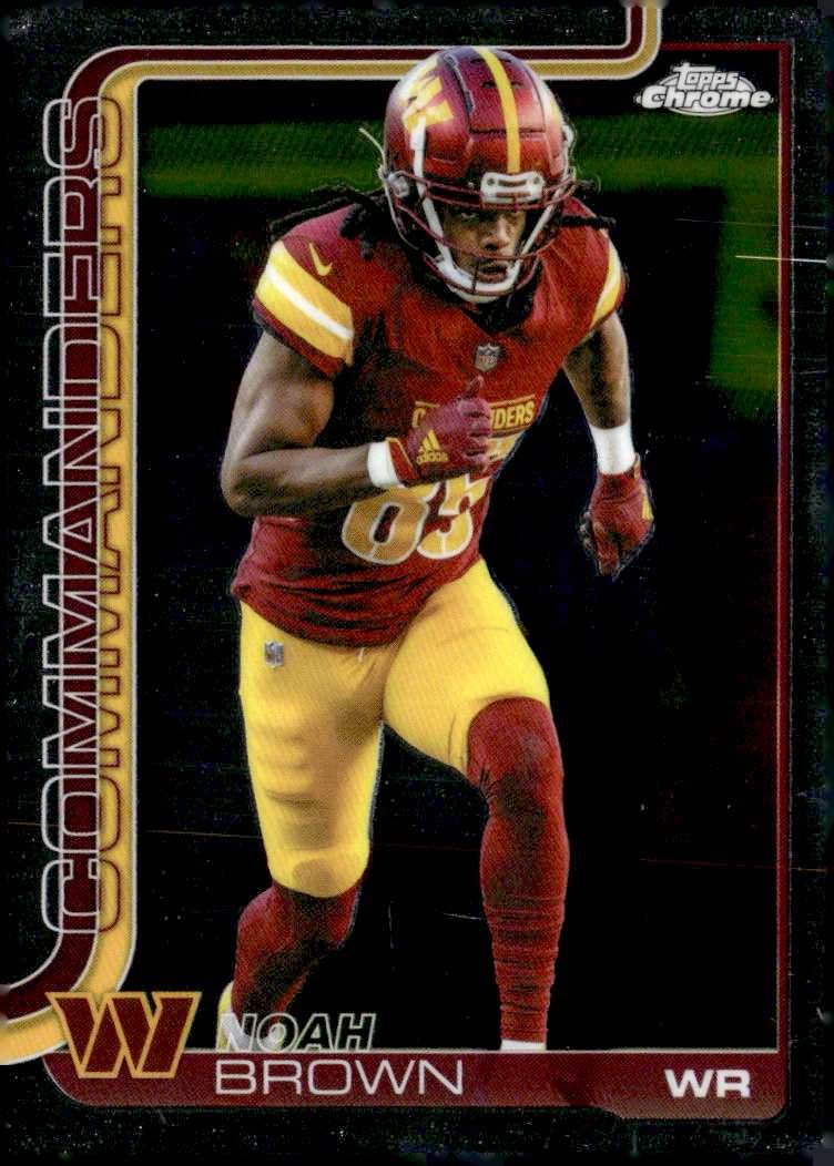 2025 Topps Chrome Noah Brown graded slab