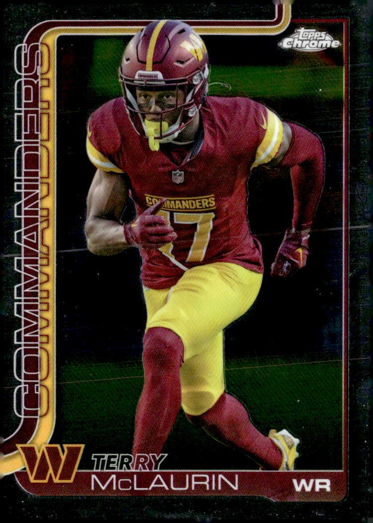 2025 Topps Chrome Terry McLaurin graded slab