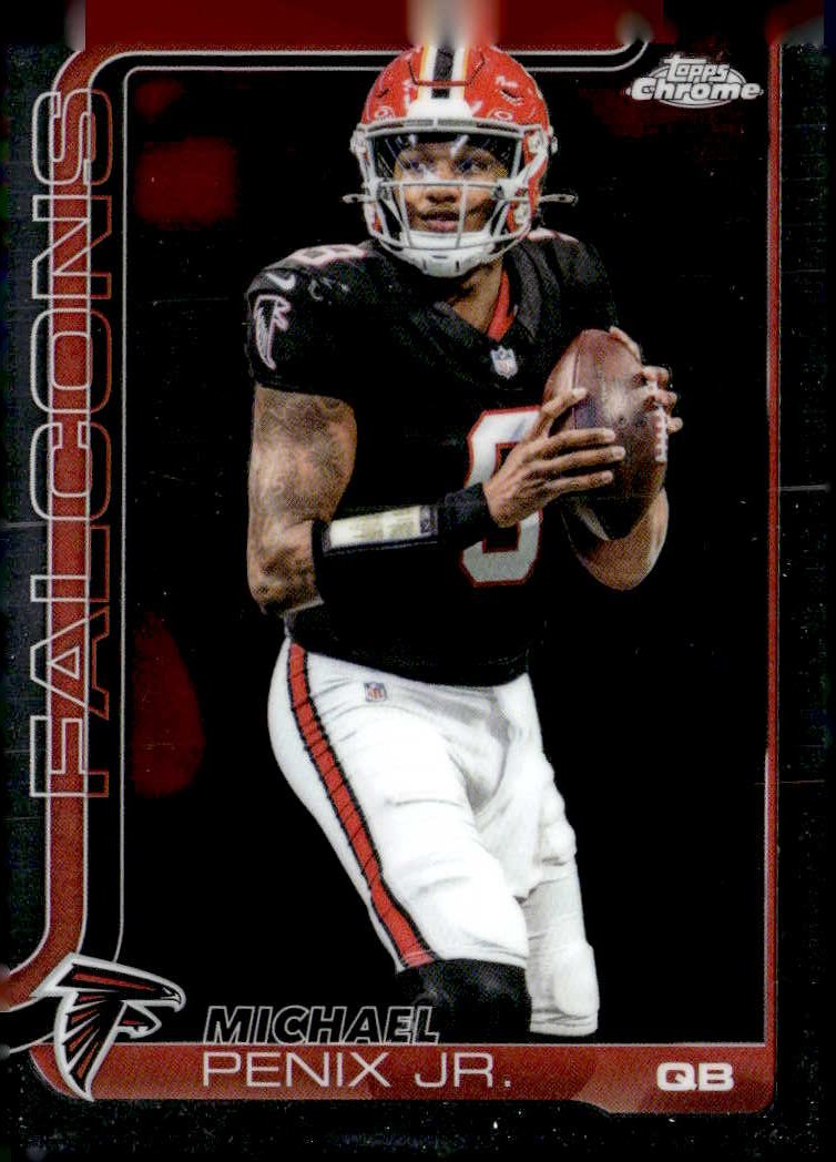 2025 Topps Chrome Michael Penix Jr. graded slab