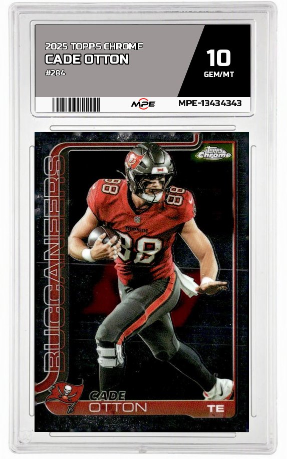 2025 TOPPS CHROME #284 CADE OTTON MPE 10 GEM/MT — graded card auctioned from the MPE vault