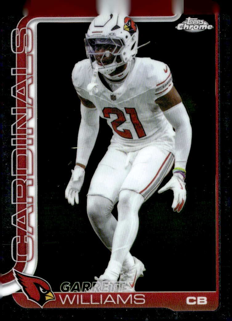 2025 Topps Chrome Garrett Williams graded slab
