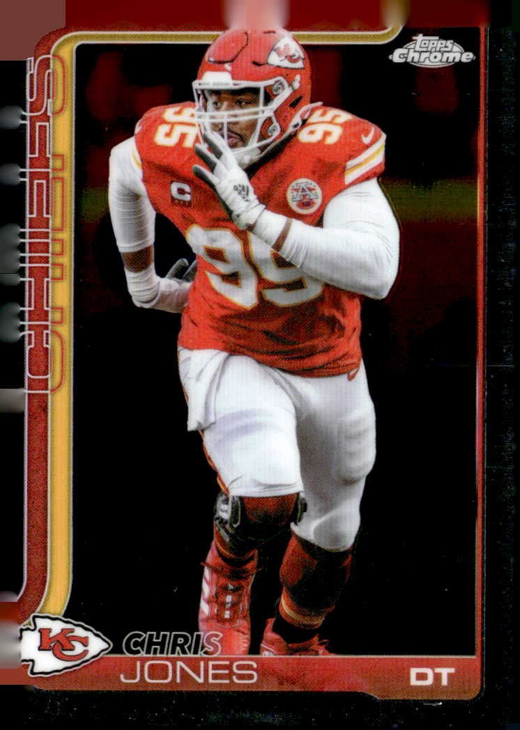 2025 Topps Chrome Chris Jones graded slab