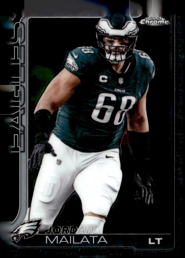 2025 Topps Chrome Jordan Mailata graded slab