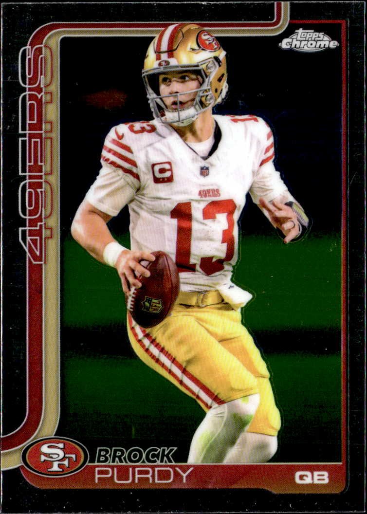 2025 Topps Chrome Brock Purdy graded slab