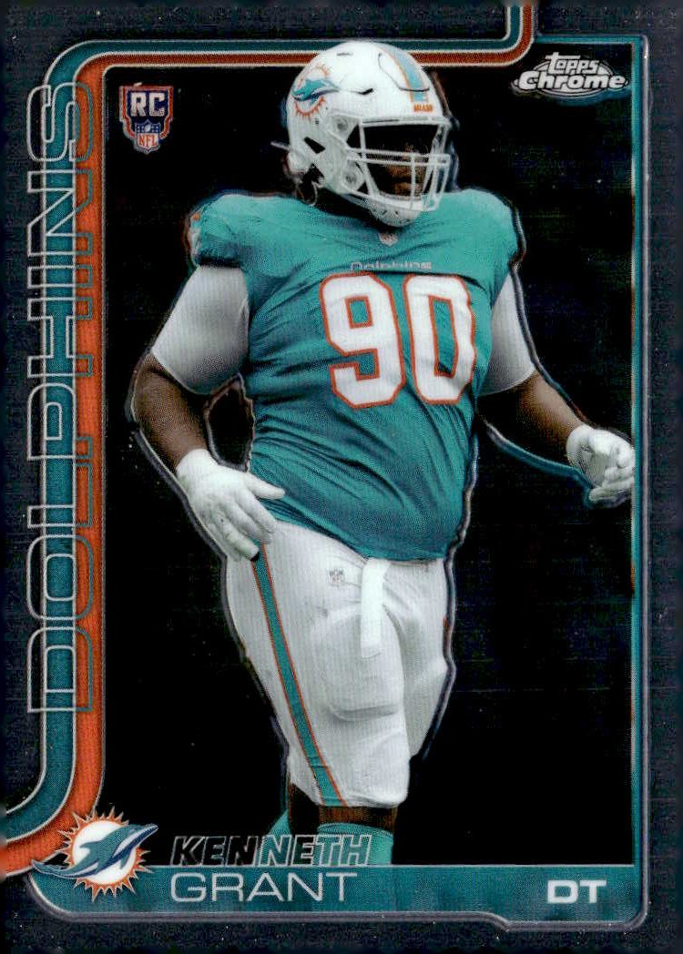 2025 Topps Chrome Kenneth Grant graded slab