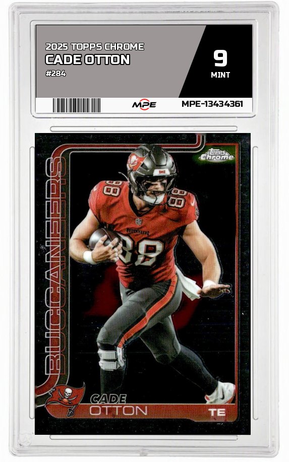 2025 TOPPS CHROME #284 CADE OTTON MPE 9 MINT — graded card auctioned from the MPE vault