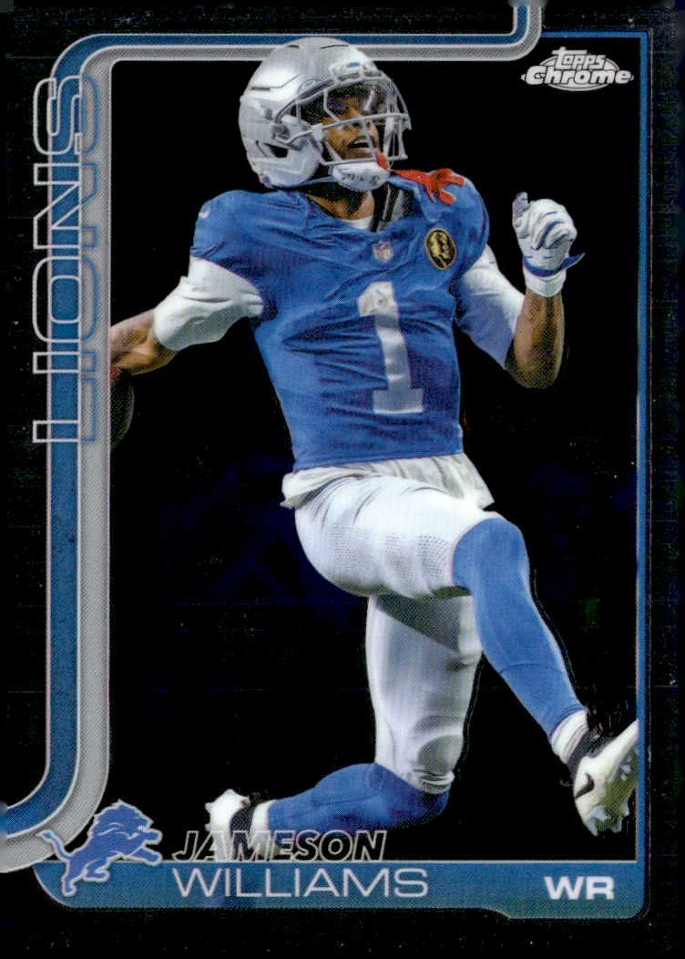 2025 Topps Chrome Jameson Williams graded slab