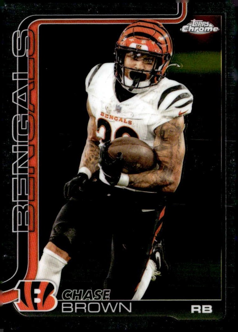 2025 Topps Chrome Chase Brown graded slab
