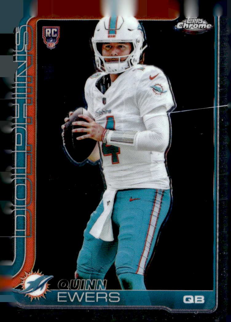 2025 Topps Chrome Quinn Ewers graded slab
