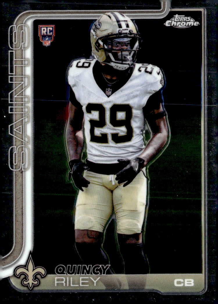 2025 Topps Chrome Quincy Riley graded slab
