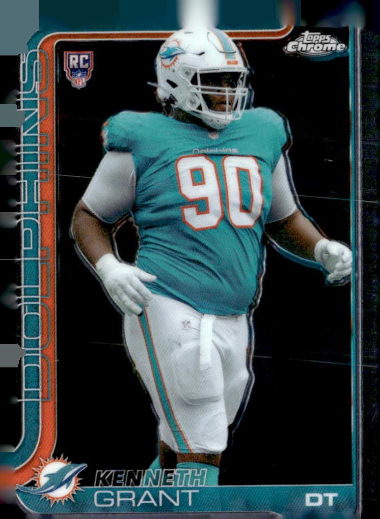 2025 Topps Chrome Kenneth Grant graded slab