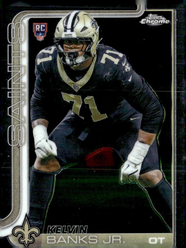 2025 Topps Chrome Kelvin Banks Jr. graded slab