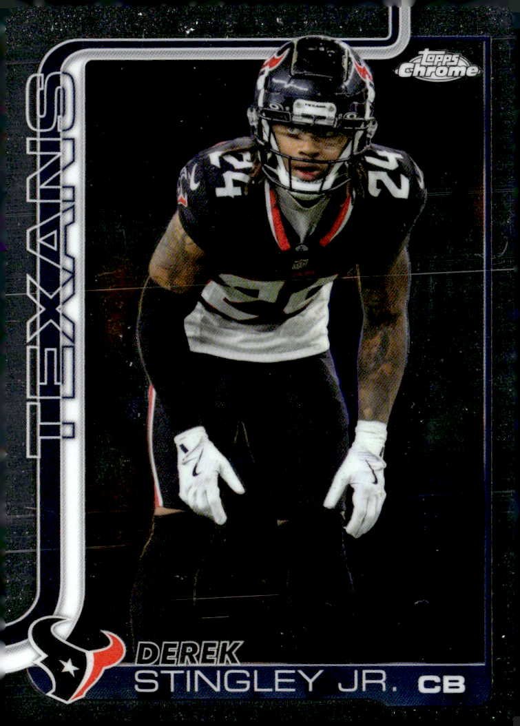 2025 Topps Chrome Derek Stingley Jr. graded slab