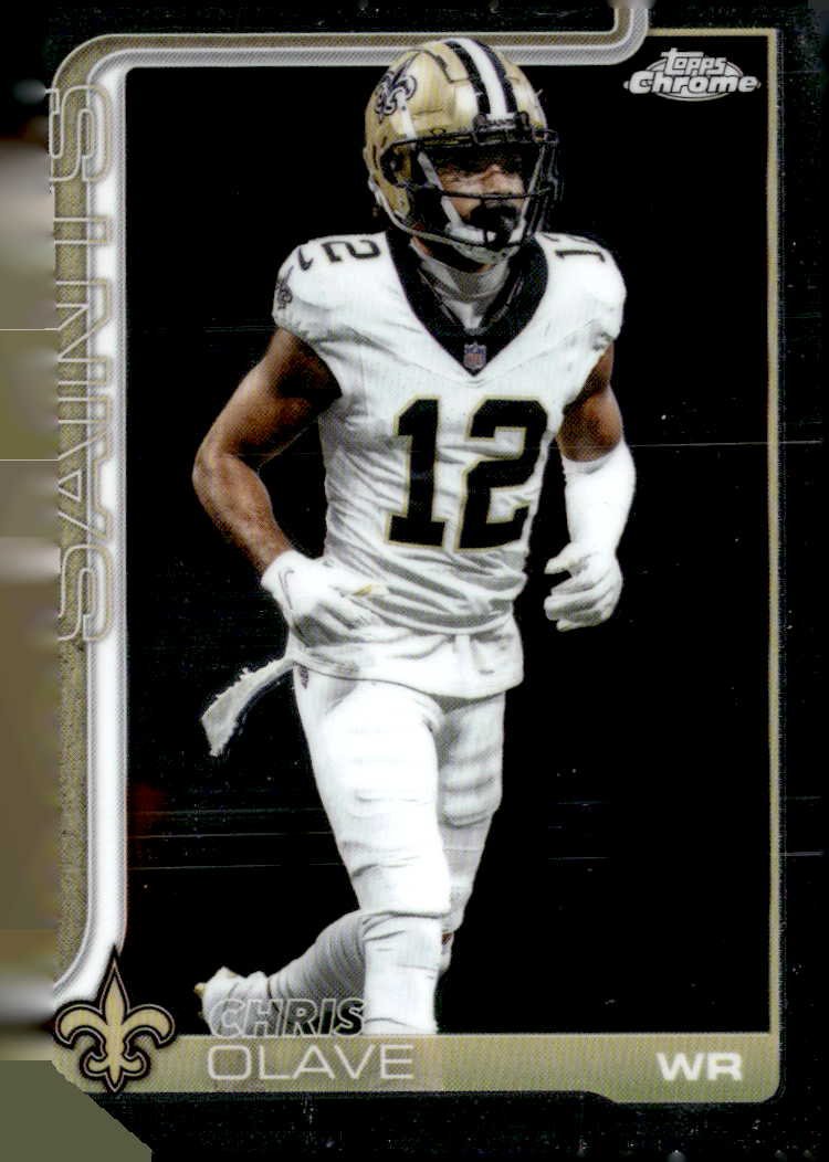 2025 Topps Chrome Chris Olave graded slab
