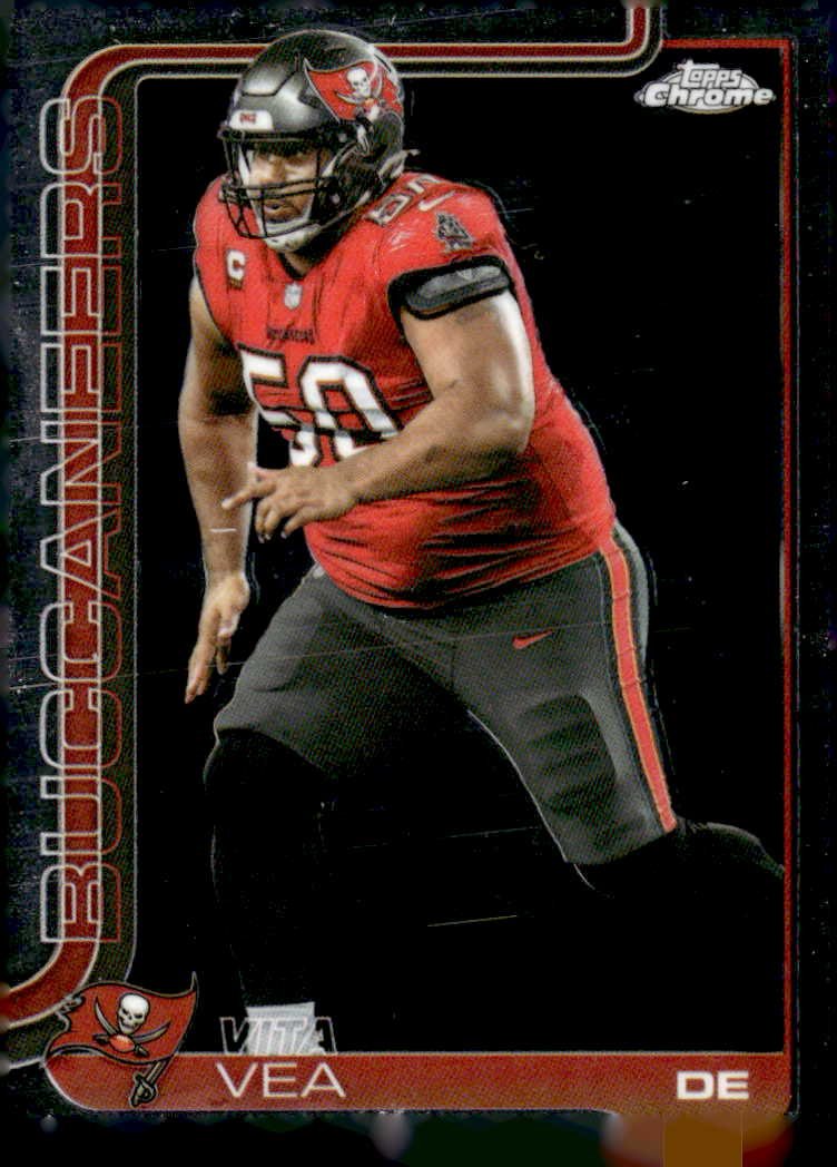2025 Topps Chrome Vita Vea graded slab
