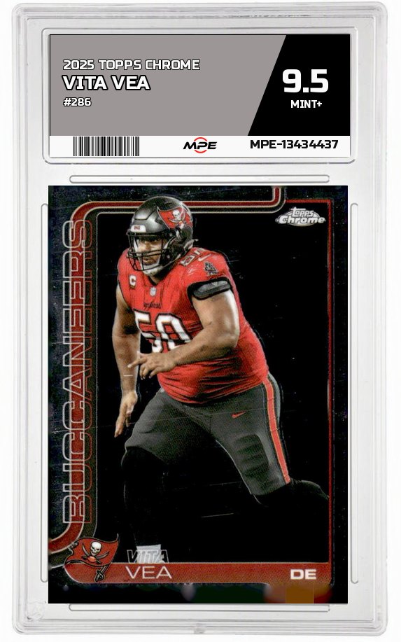 2025 TOPPS CHROME #286 VITA VEA MPE 9.5 MINT+ — graded card up for auction