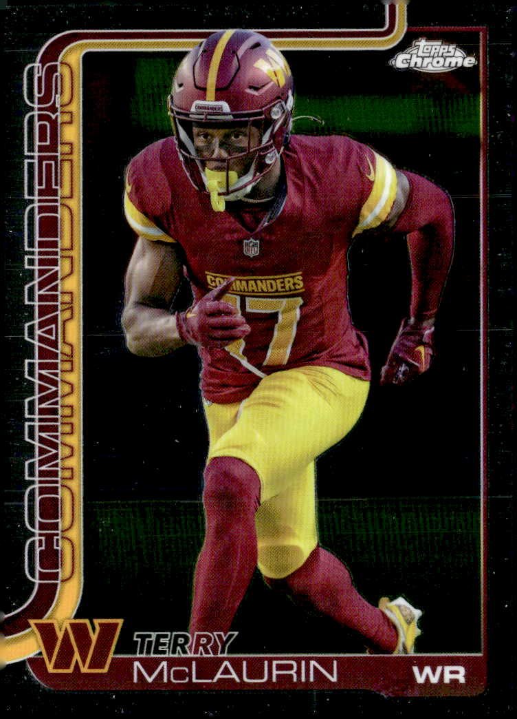 2025 Topps Chrome Terry McLaurin graded slab