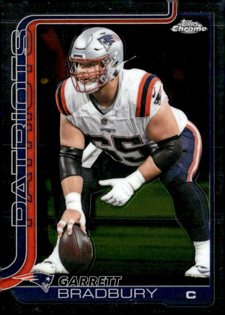 2025 Topps Chrome Garrett Bradbury graded slab