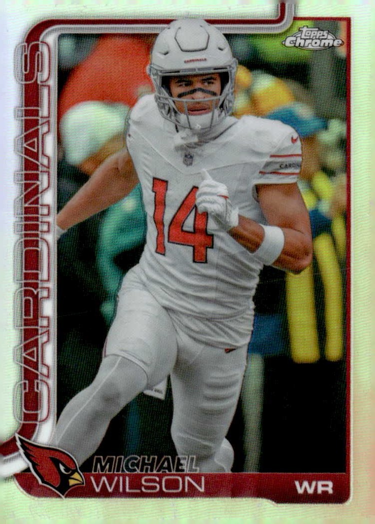 2025 Topps Chrome Michael Wilson graded slab