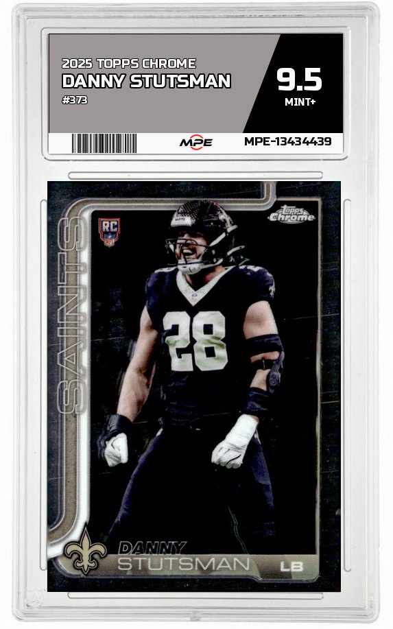 2025 TOPPS CHROME #373 DANNY STUTSMAN MPE 9.5 MINT+ — graded card auctioned from the MPE vault