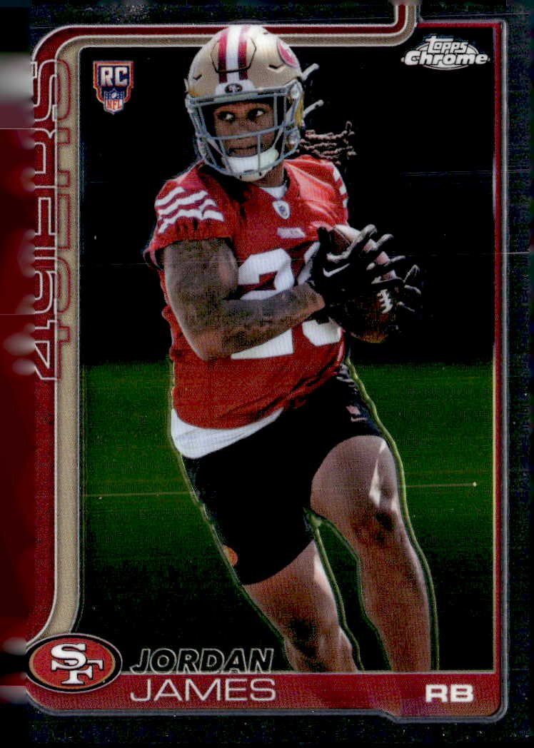 2025 Topps Chrome Jordan James graded slab