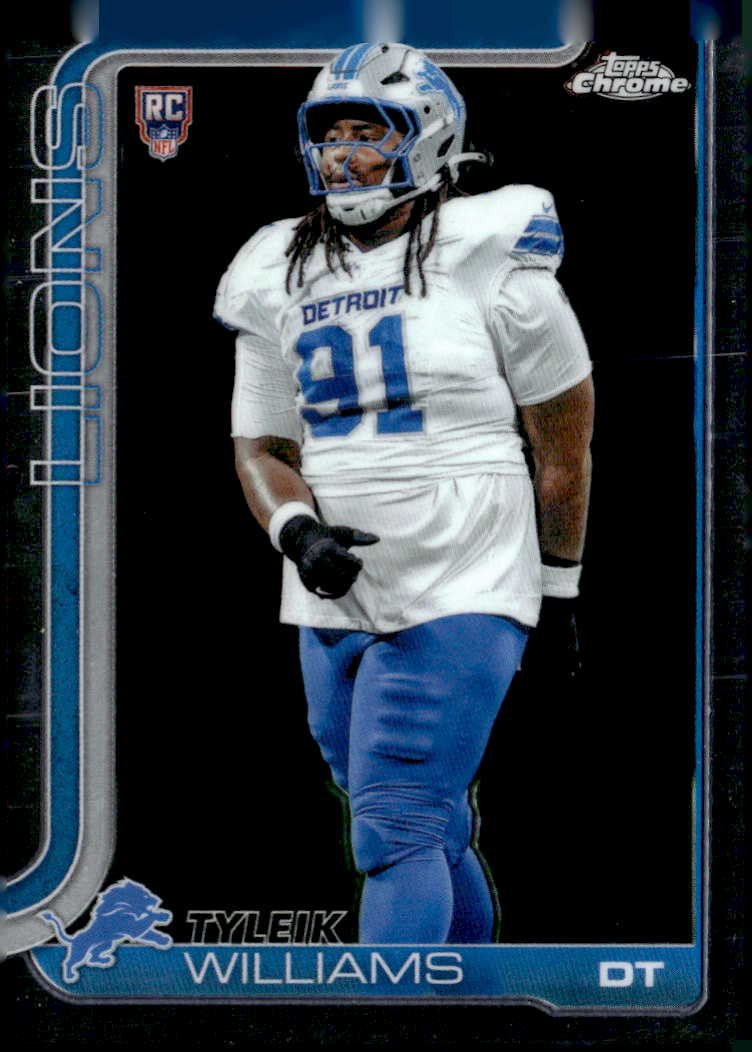 2025 Topps Chrome Tyleik Williams graded slab