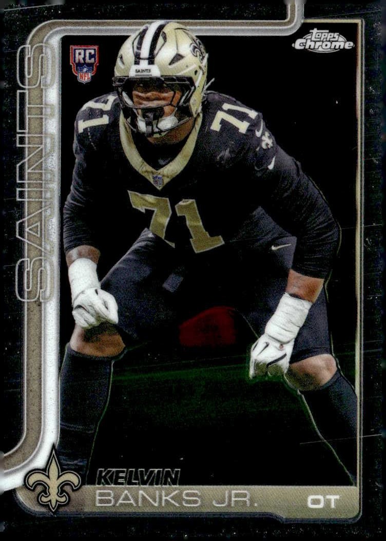 2025 Topps Chrome Kelvin Banks Jr. graded slab