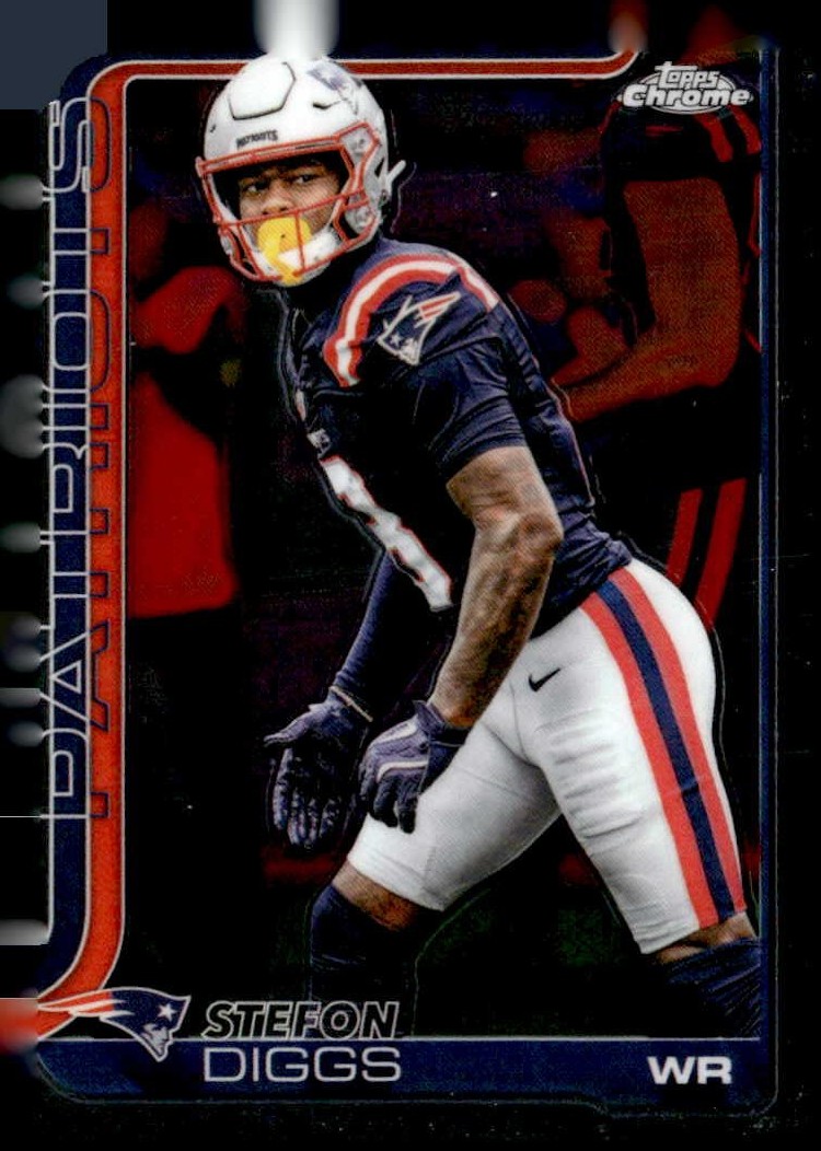 2025 Topps Chrome Stefon Diggs graded slab