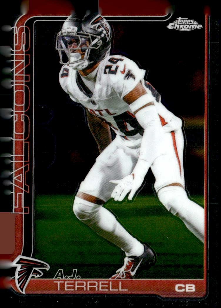 2025 Topps Chrome A.J. Terrell graded slab