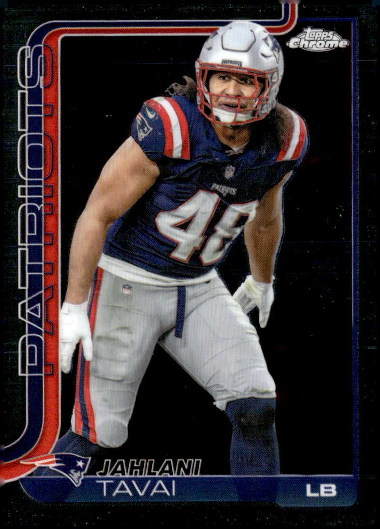 2025 Topps Chrome Jahlani Tavai graded slab