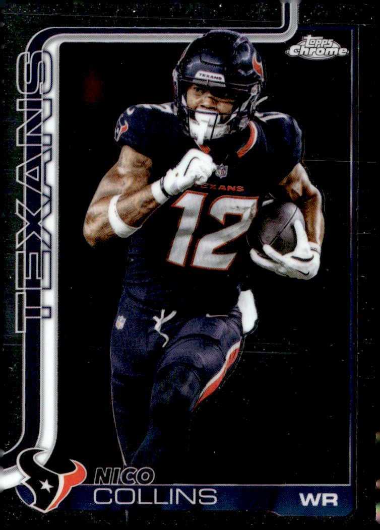 2025 Topps Chrome Nico Collins graded slab