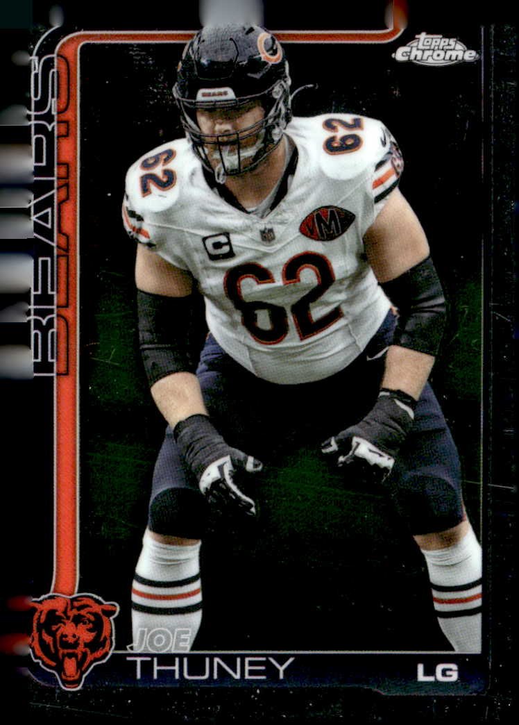 2025 Topps Chrome Joe Thuney graded slab