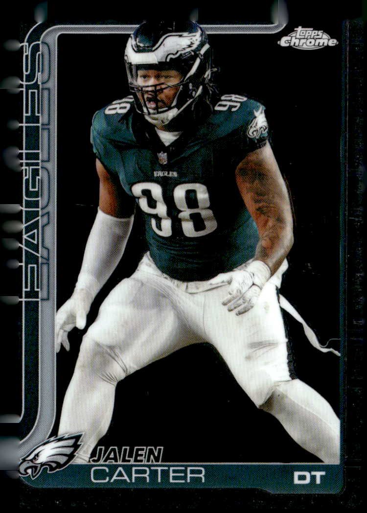 2025 Topps Chrome Jalen Carter graded slab