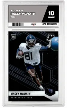 2021 MOSAIC #392 RACEY MCMATH MPE 10 GEM/MT — graded card up for auction