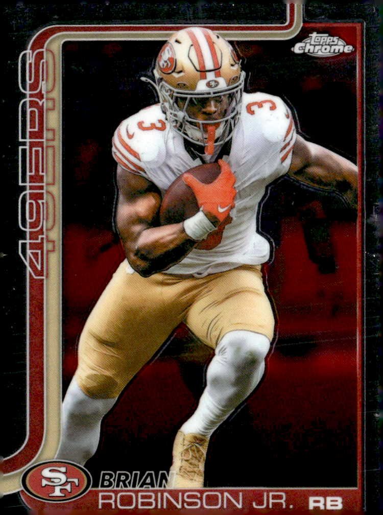 2025 Topps Chrome Brian Robinson Jr. graded slab