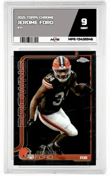 2025 TOPPS CHROME #71 JEROME FORD MPE 9 MINT — graded card up for auction