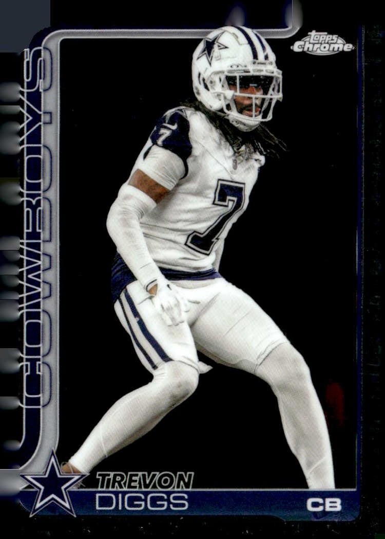 2025 Topps Chrome Trevon Diggs graded slab