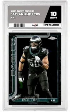 2025 TOPPS CHROME #192 JAELAN PHILLIPS MPE 10 GEM/MT — graded card up for auction