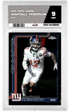 2025 TOPPS CHROME #227 WAN'DALE ROBINSON MPE 9 MINT — graded card up for auction