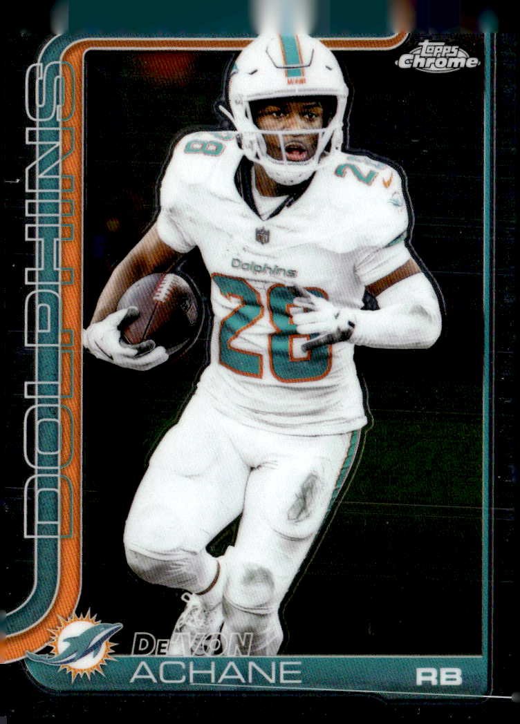2025 Topps Chrome De'Von Achane graded slab