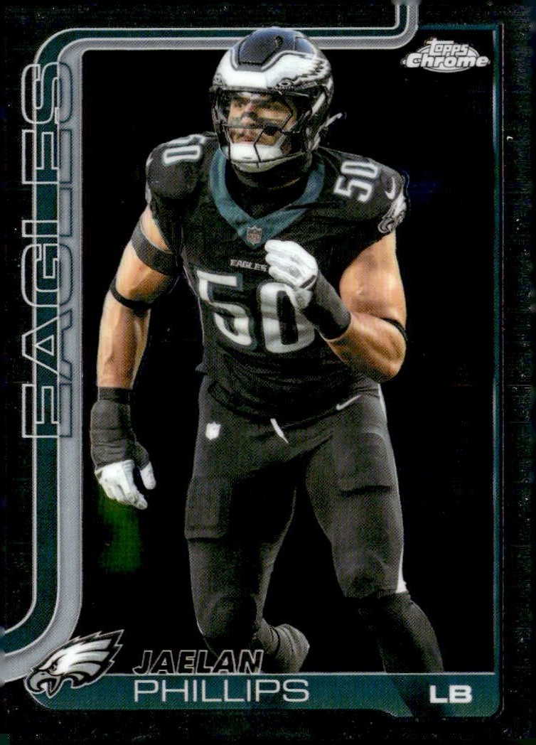 2025 Topps Chrome Jaelan Phillips graded slab