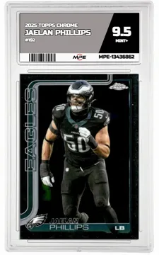 2025 TOPPS CHROME #192 JAELAN PHILLIPS MPE 9.5 MINT+ — graded card up for auction