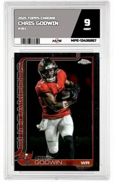 2025 TOPPS CHROME #283 CHRIS GODWIN MPE 9 MINT — graded card up for auction