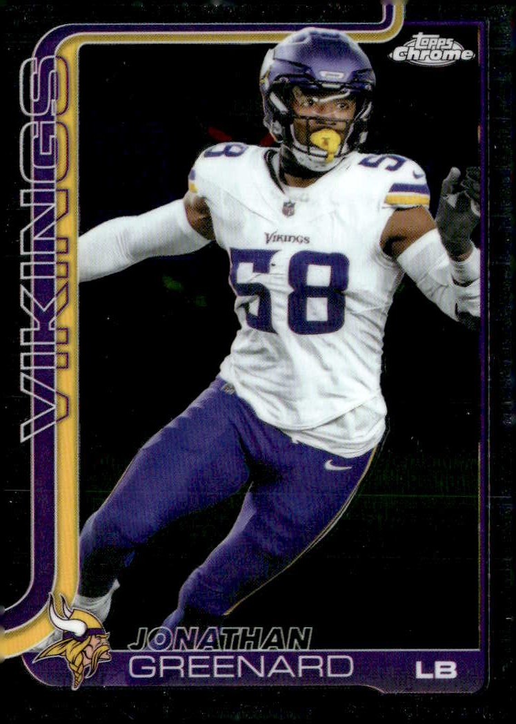 2025 Topps Chrome Jonathan Greenard graded slab