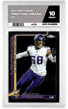 2025 TOPPS CHROME #197 JONATHAN GREENARD MPE 10 GEM/MT — graded card up for auction