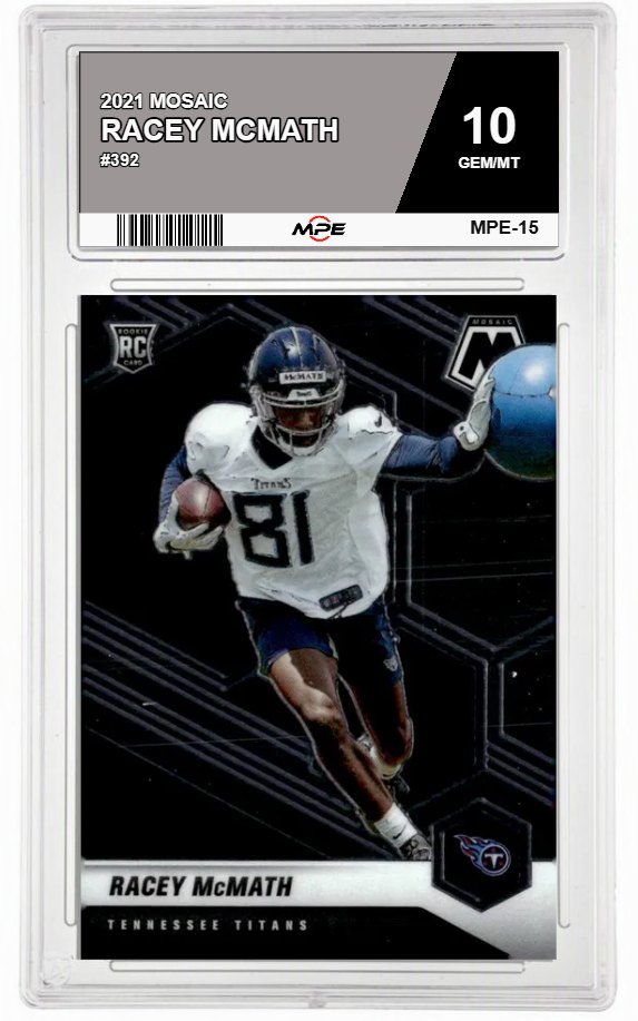 2021 MOSAIC #392 RACEY MCMATH MPE 10 GEM/MT — graded card auctioned from the MPE vault